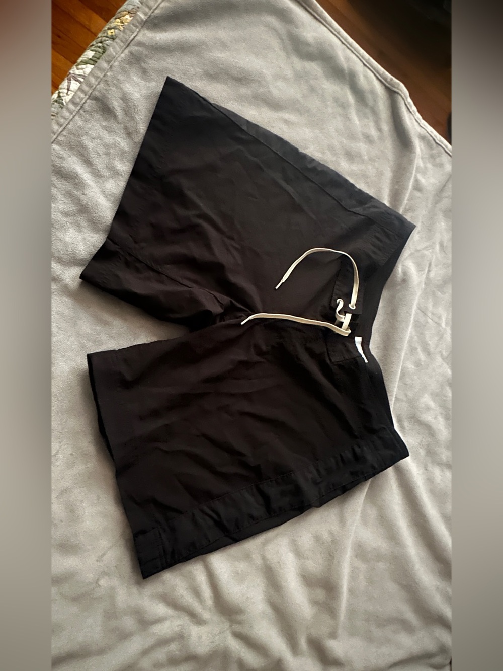 Patagonia-Water Girl-Black Women's Board Shorts w/Drawstring and zipper closure.
